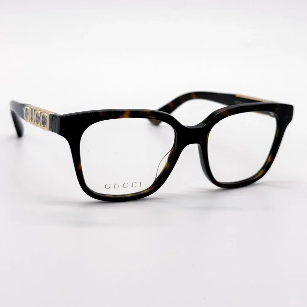 NEW GUCCI GG1192O 002 EYEGLASSES WOMEN HAVANA EYEWEAR